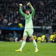 Courtois celebra apuramento para os oitavos de final da Champions