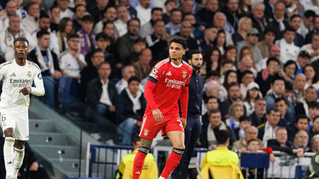 João Tralhão explica entrada de Ríos no onze do Benfica frente ao Real Madrid