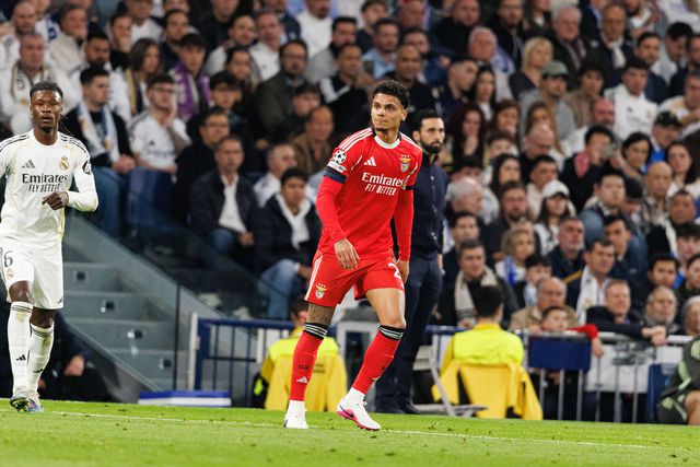João Tralhão explica entrada de Ríos no onze do Benfica frente ao Real Madrid