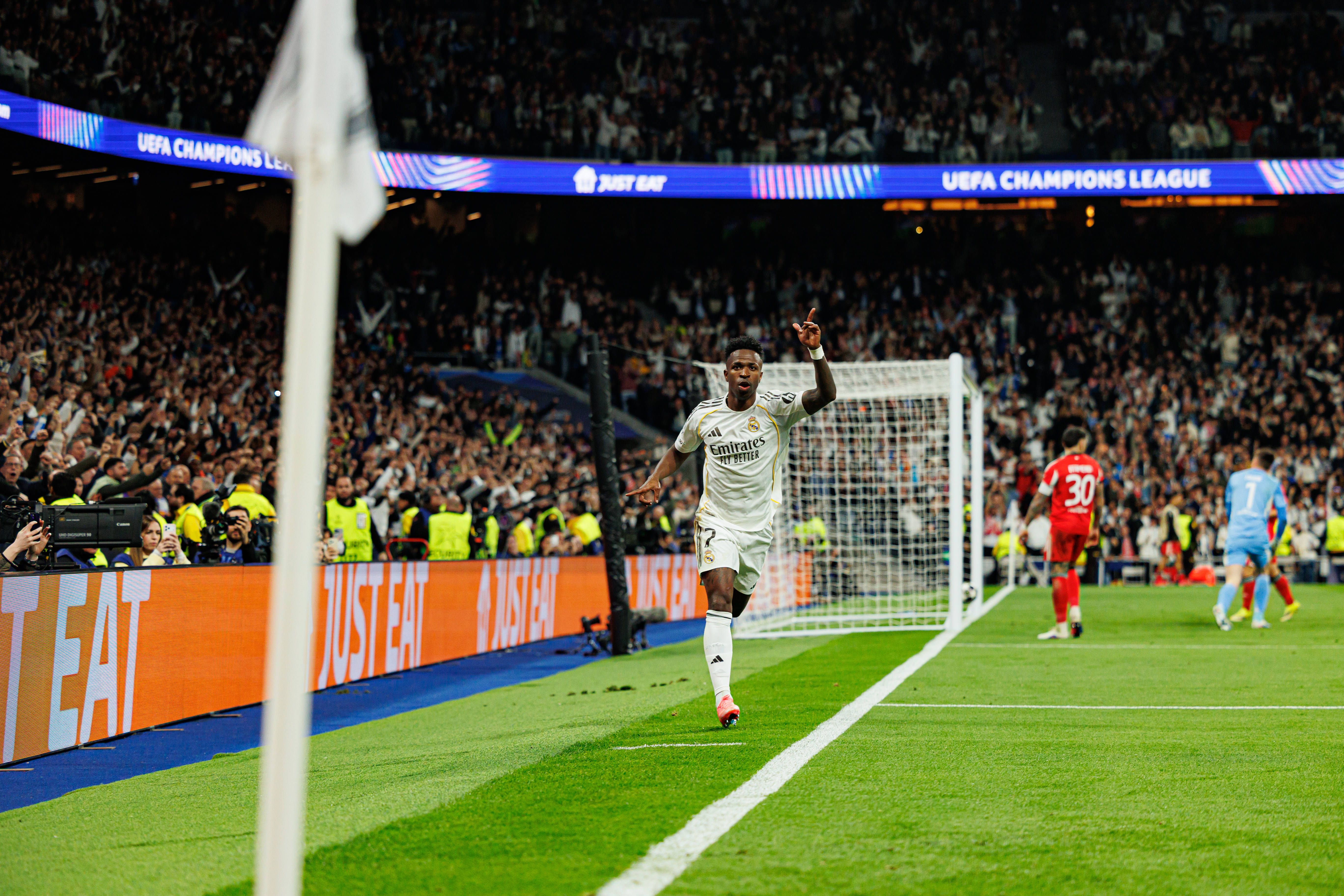 Vinícius Jr. voltou a marcar ao Benfica e foi decisivo no apuramento do Real Madrid - Foto: IMAGO