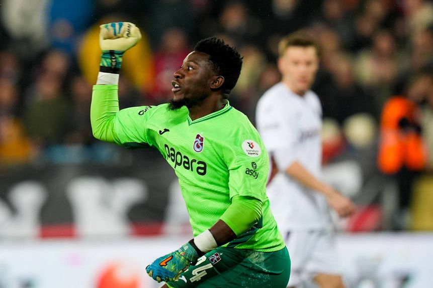 André Onana, guarda-redes do Man. United cedido ao Trabzonspor