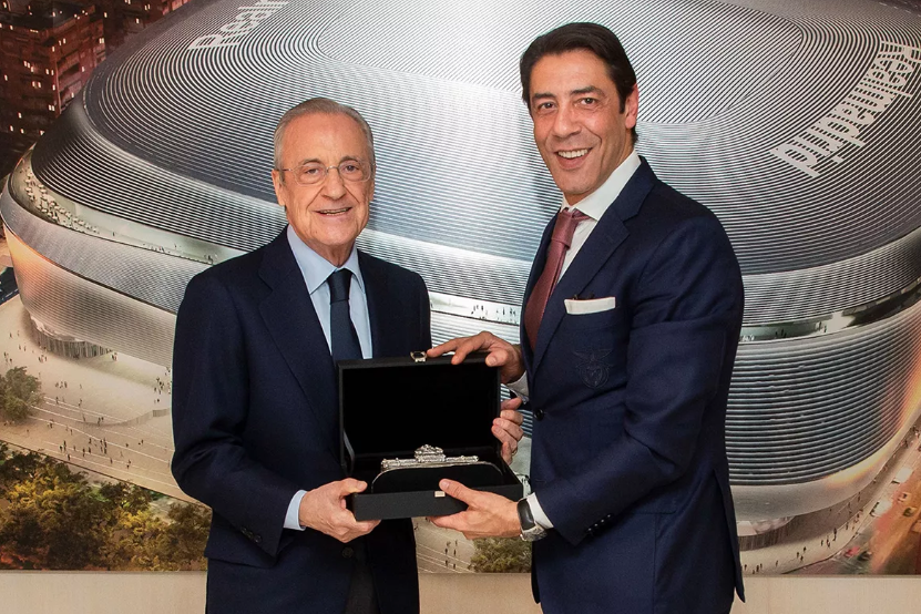 Florentino Pérez e Rui Costa - Foto: Real Madrid