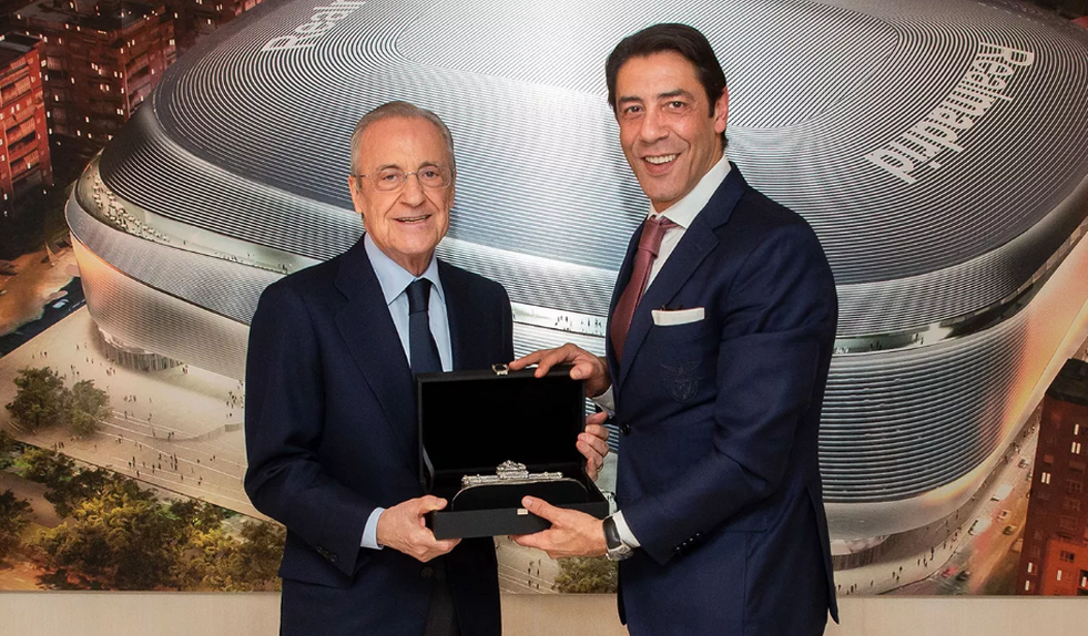Florentino Pérez e Rui Costa - Foto: Real Madrid