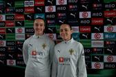 Daniela Areia Santos e Nádia Bravo, duas estreantes na Seleção Nacional feminina