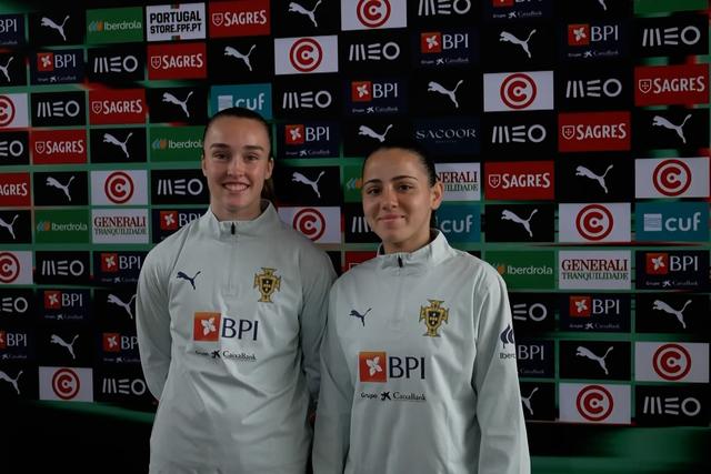 Daniela Areia Santos e Nádia Bravo, duas estreantes na Seleção Nacional feminina