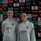 Daniela Areia Santos e Nádia Bravo, duas estreantes na Seleção Nacional feminina