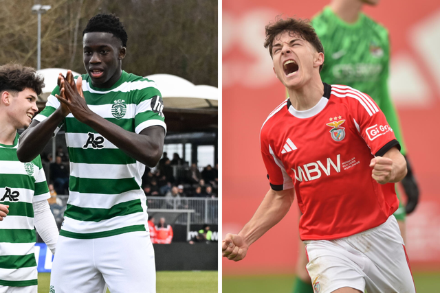 Sporting e Benfica já conhecem os adversários nos quartos de final da Youth League