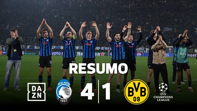 O resumo da histórica e dramática reviravolta da Atalanta frente ao Dortmund