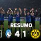 O resumo da histórica e dramática reviravolta da Atalanta frente ao Dortmund