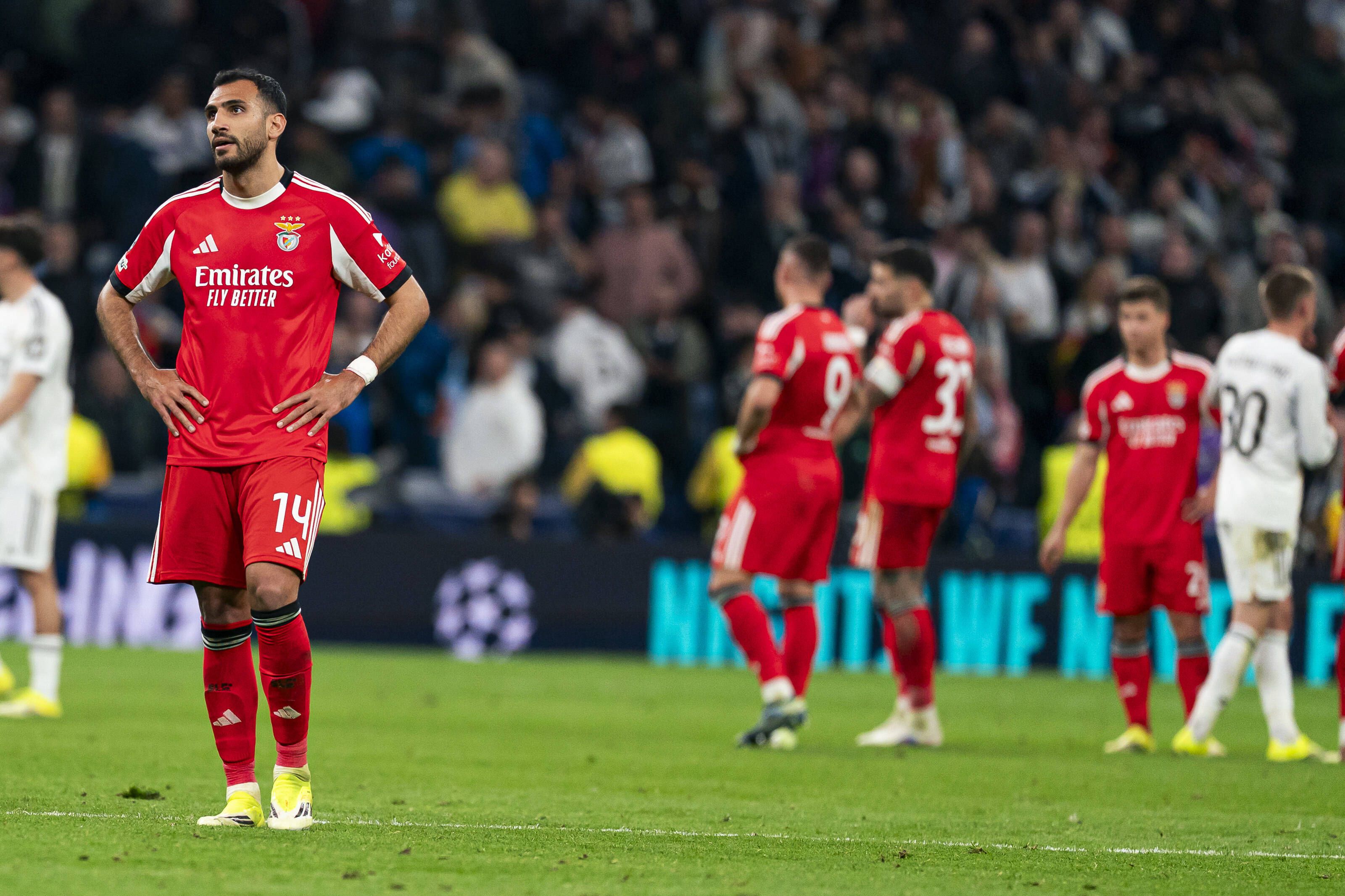 Benfica afastado da Champions pelo Real Madrid