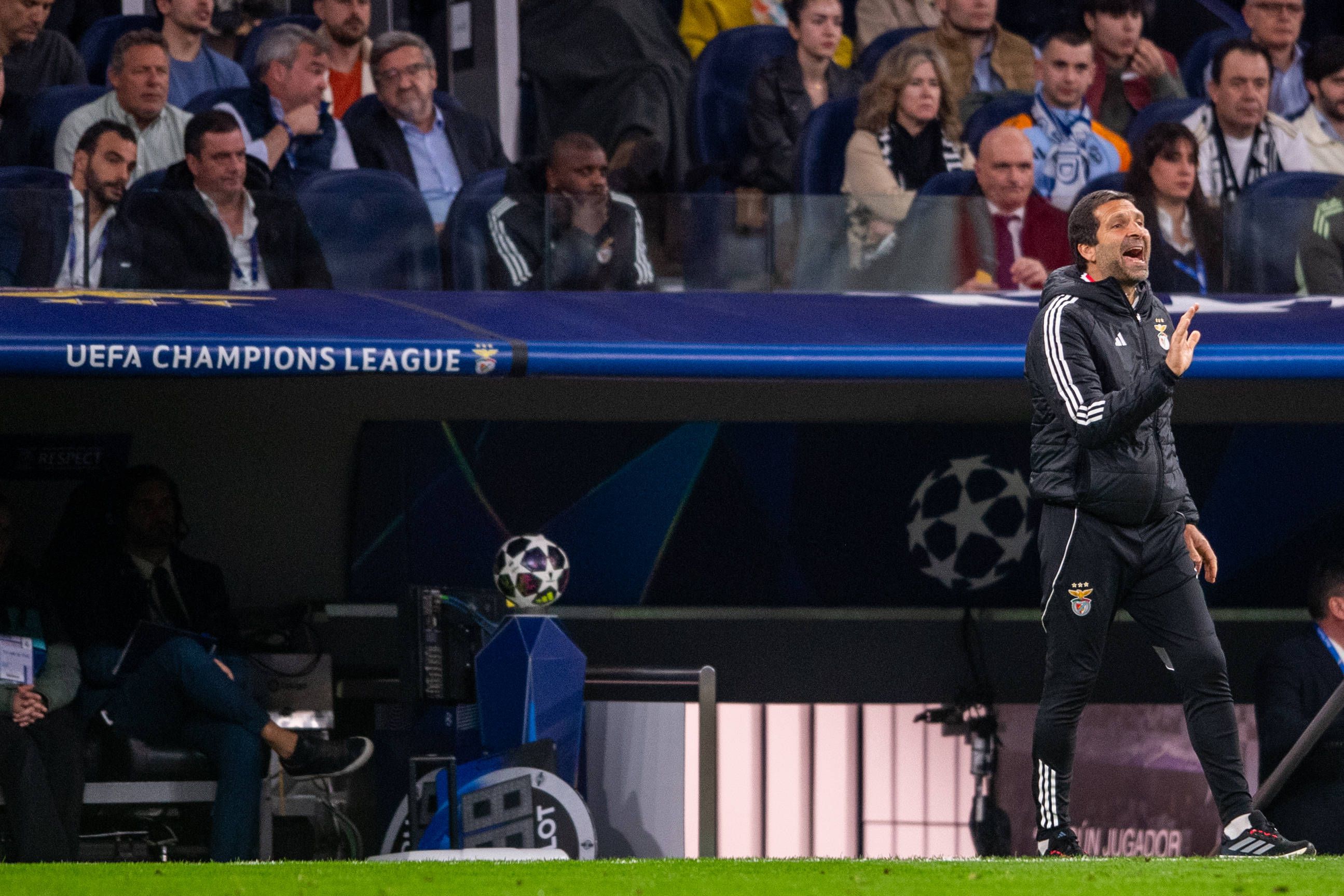 João Tralhão n o banco de suplentes do Real Madrid (Foto:  Miguel Lemos/IMAGO)
