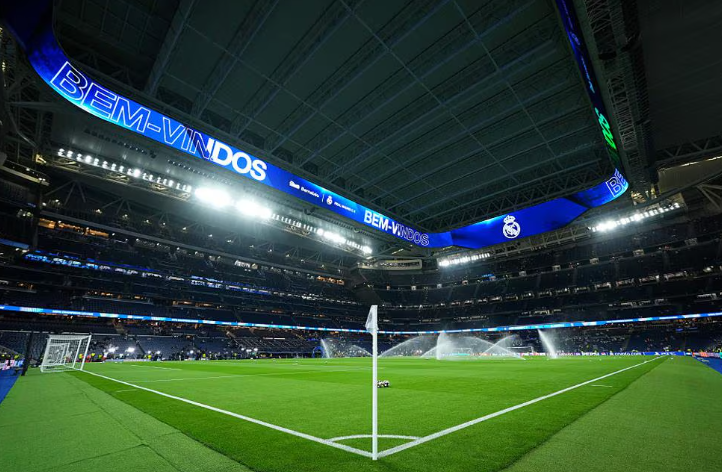 O Benfica foi recebido no novo Santiago Bernabéu - Foto: UEFA