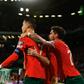 Cristiano Ronaldo e Rúben Neves a festejarem um golo pela Seleção