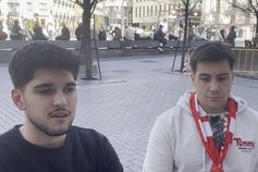 Adeptos do Benfica pagaram 200 euros para ver o jogo... no lado do Real Madrid