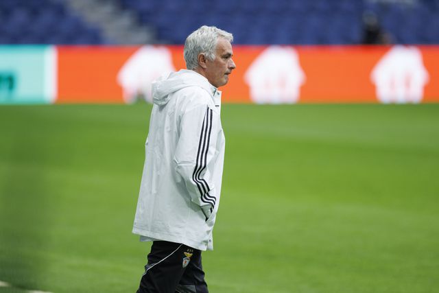 José Mourinho, treinador do Benfica