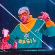 Fãs foram à loucura quando Bad Bunny surgiu com o casaco de Pelé - Foto/Instagram