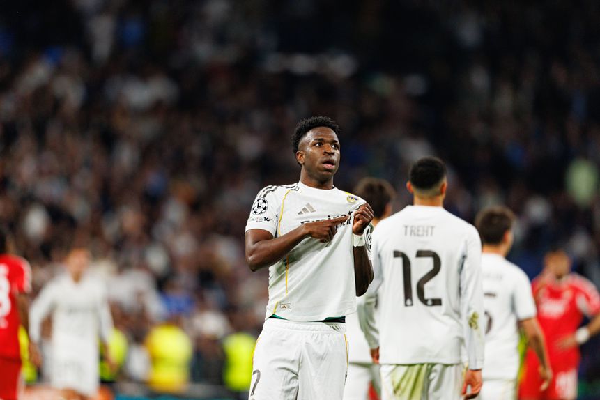 Vinícius Jr. voltou a marcar ao Benfica e foi decisivo no apuramento do Real Madrid - Foto: IMAGO