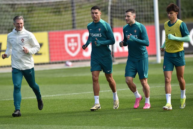 Fotogaleria: o último treino da seleção antes da viagem para a Eslovénia