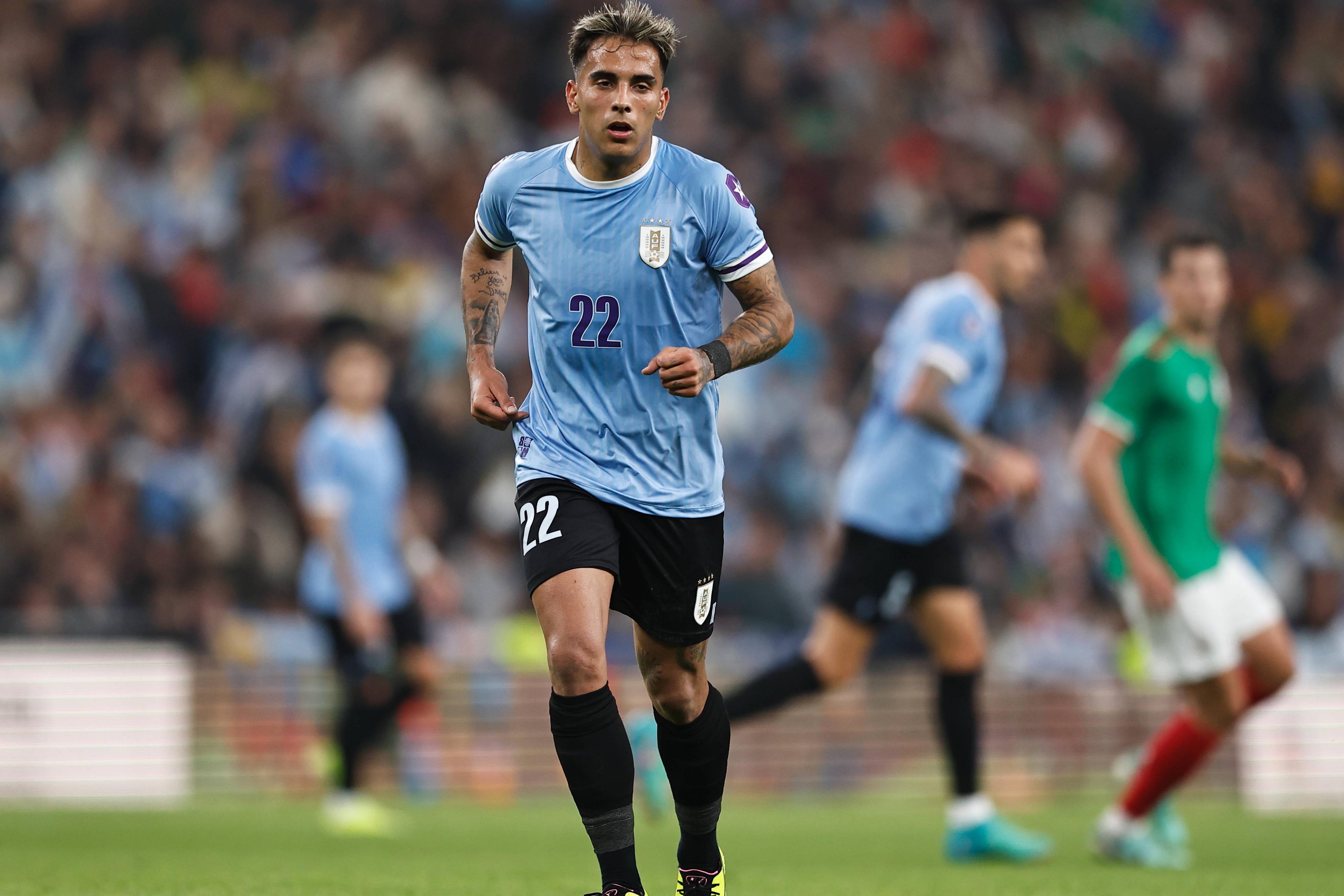 Rodrigo Zalazar ao serviço da seleção do Uruguai