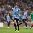 Rodrigo Zalazar ao serviço da seleção do Uruguai