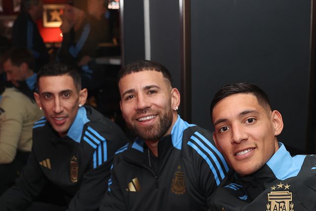 Di María e Otamendi na NBA