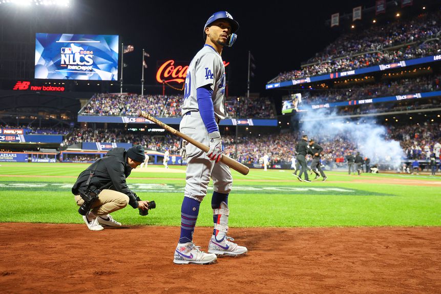 Mookie Betts em ação pelos Los Angeles Dodgers (IMAGO)