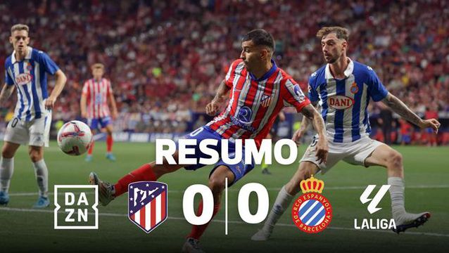 VÍDEO: quando o Atlético Madrid não conseguiu ultrapassar a muralha do Espanhol