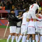 Jogadores do Irão celebram golo de Taremi