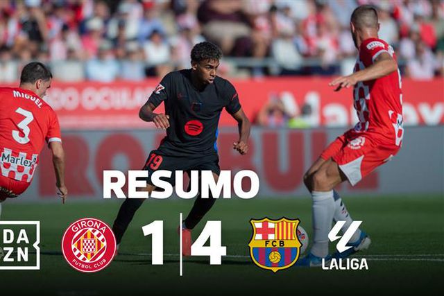 VÍDEO: lembra-se do 'show' de Lamine Yamal na goleada no dérbi catalão?