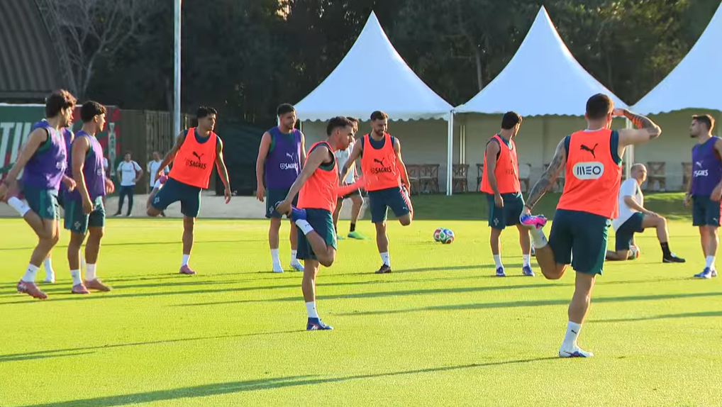 Treino de Portugal em Cancún - foto: FPF