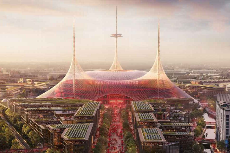 Imagem do projeto apresentado pelo Manchester United