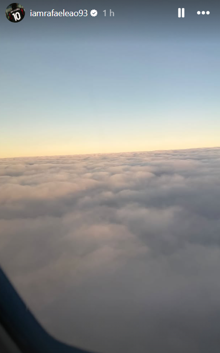 Publicação de Rafael Leão nas redes sociais