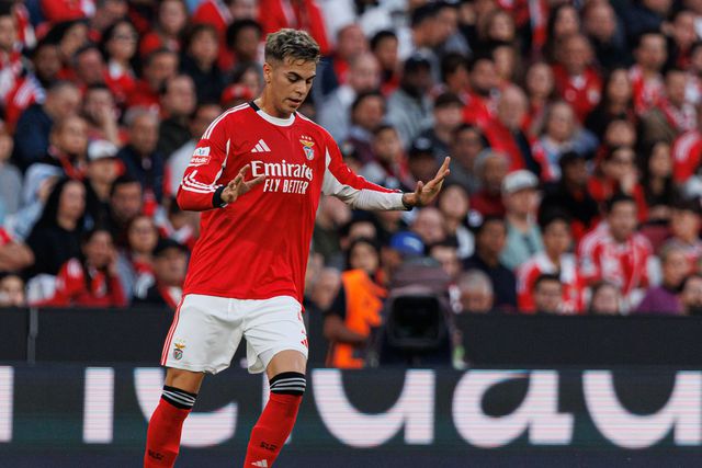 Enzo Barrenechea, médio do Benfica