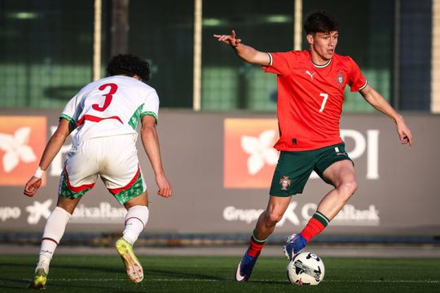 Seleção sub-18 recebeu e bateu Marrocos, na Cidade do Futebol - Foto: FPF