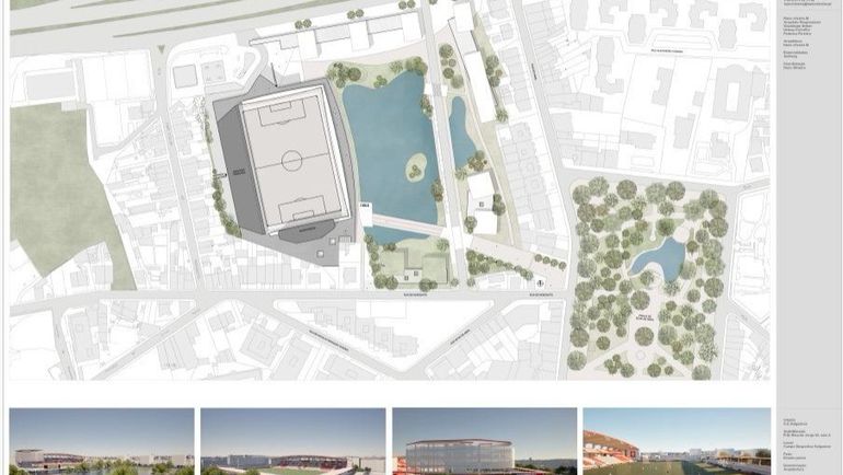 Histórico Salgueiros apresenta projeto para novo estádio - Foto: Salgueiros