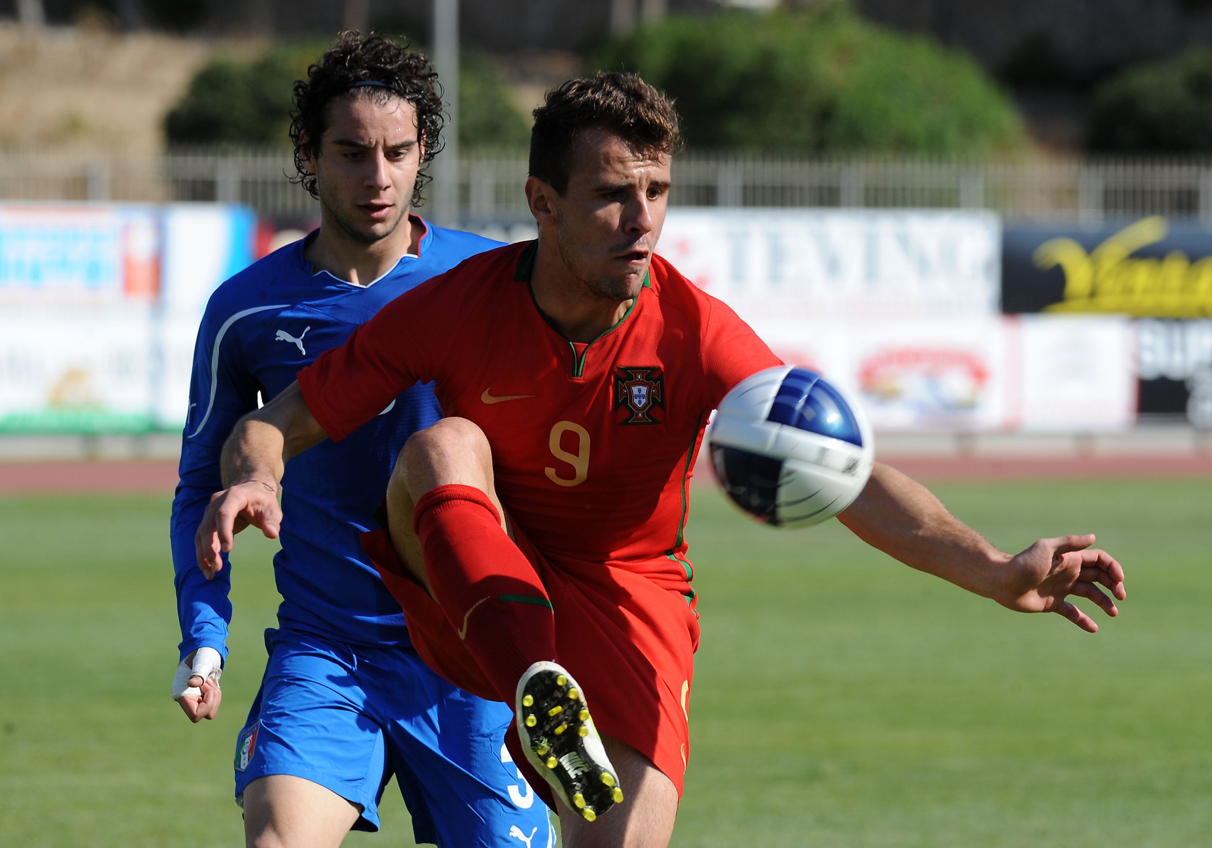 Orlando Sá (uma internacionalização A) foi lançado por Carlos Queiroz em 2009, frente à Finlândia (1-0) - Foto: ASF/ALVARO ISIDORO)