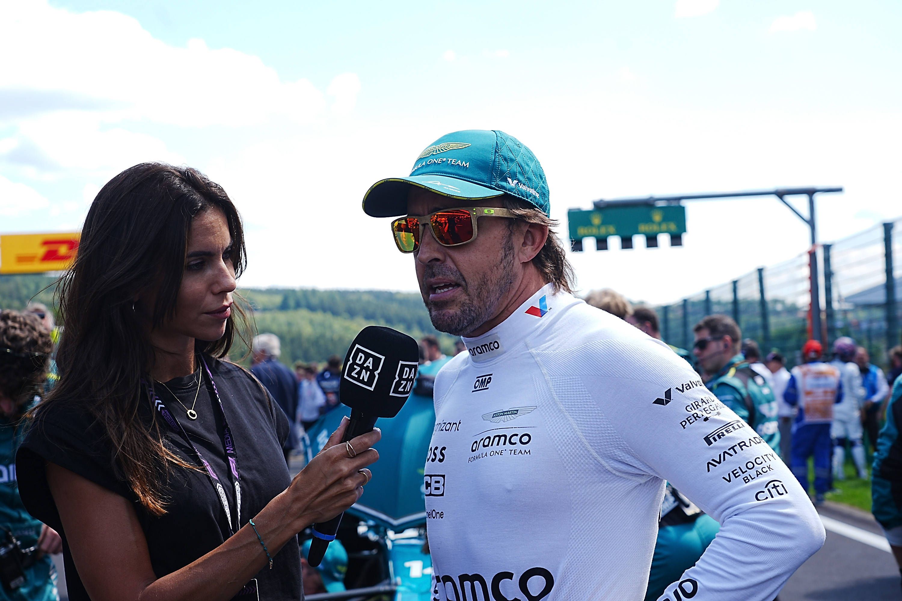 Melissa Jiménez e Fernando Alonso namoram desde 2023 - Foto: Imago