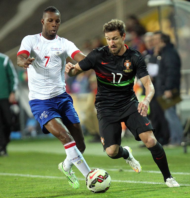 Já Ukra (uma internacionalização A), entrou ao intervalo nesse desafio - Foto: MIGUEL NUNES/ASF