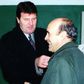 Toshack com Sousa Cintra, presidente do Sporting já depois da passagem do galês por Alvalade. Foto A BOLA