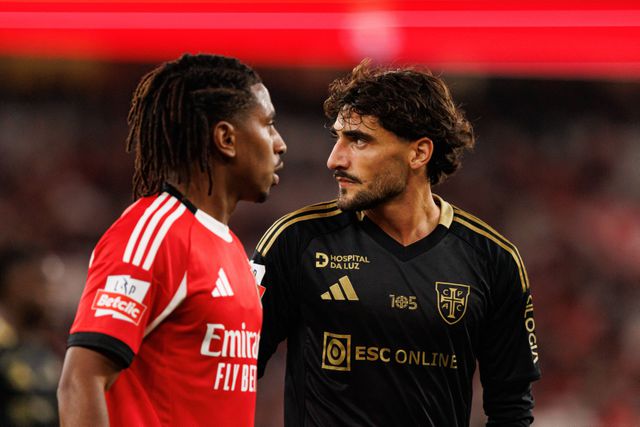 Médio português, que atualmente joga no Leixões, esteve na vitória sobre as águias em 2024/2025