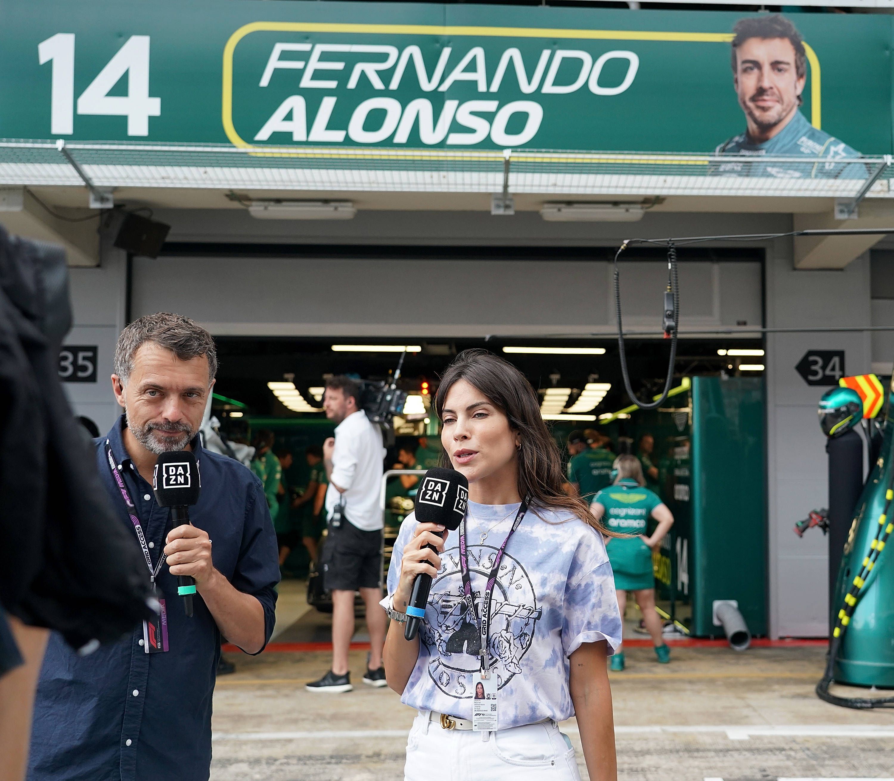 Melissa Jiménez e Fernando Alonso namoram desde 2023 - Foto: Imago