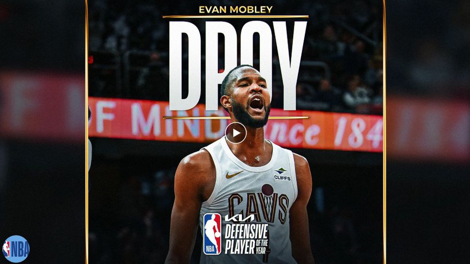 Evan Mobley eleito melhor defensor da NBA