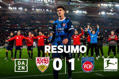 Um golo rumo à permanência? Heidenheim bate Estugarda (resumo)