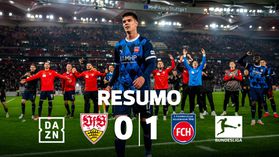 Um golo rumo à permanência? Heidenheim bate Estugarda (resumo)