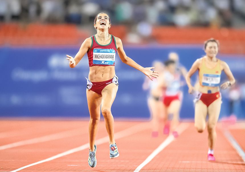 Mariana Machado já está na China