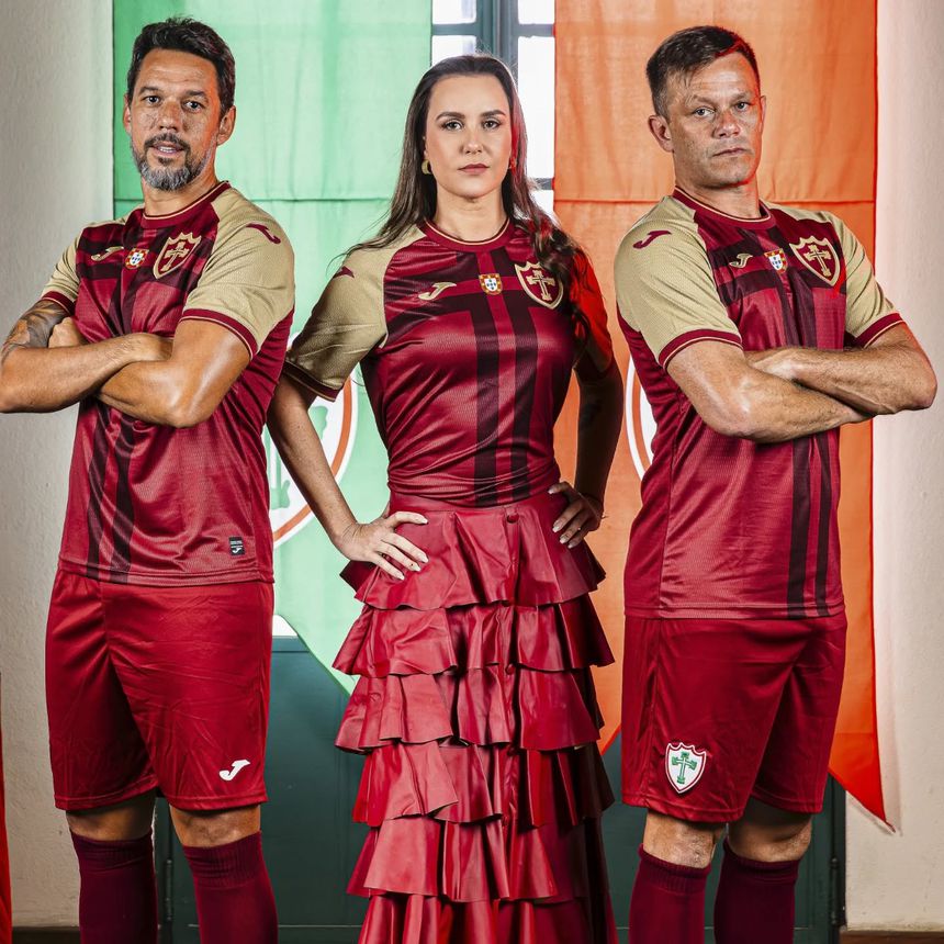 Os equipamentos da Portuguesa inspirados na Batalha de Aljubarrota