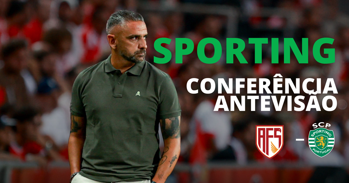 Em direto: treinador do Sporting em conferência de imprensa