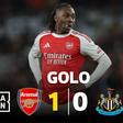 Golaço de Eze provoca a euforia no Emirates