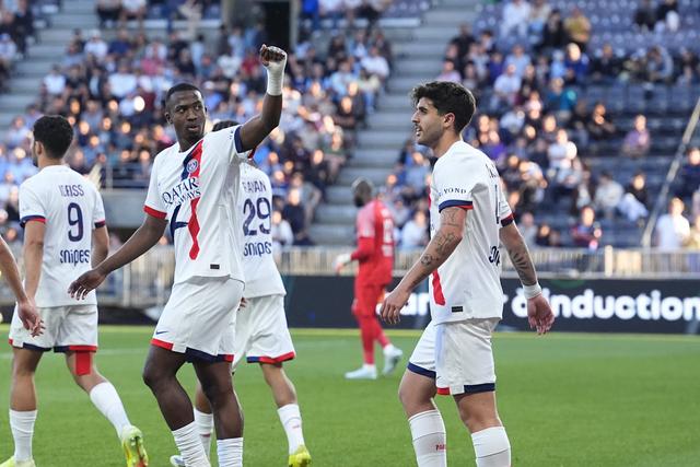 Beraldo marcou o terceiro golo do PSG em Angers - FOTO:Facebook PSG