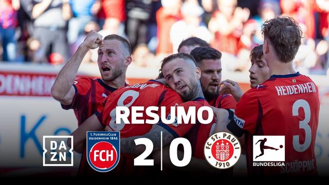 Se perdesse era despromovido, mas Heidenheim mantém-se vivo (resumo)